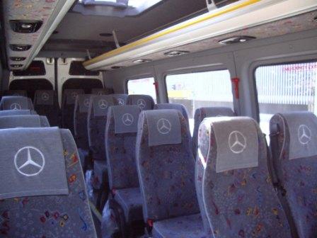 Mercedes Benz Sprinter noma Jēkabpilī mikroautobuss 15 16 17 18 20 sēdvietas