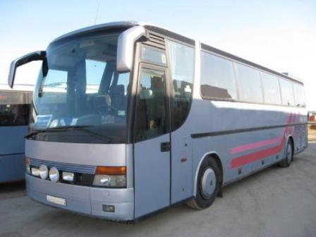 Autobusu noma Jēkabpilī Setra 44 49 50 55 sēdvietas 